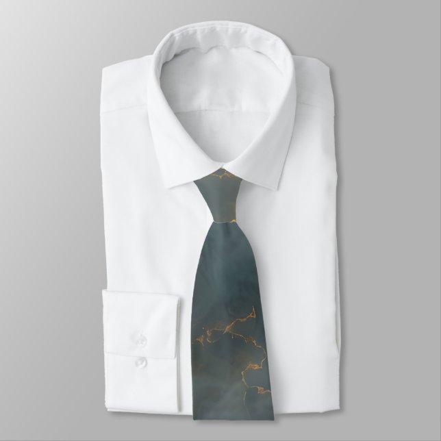 Thunderstorm Tie/Krawatte mit Blitzd Slips (Bunden)