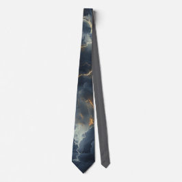 Thunderstorm Tie/Krawatte mit Blitzd Slips