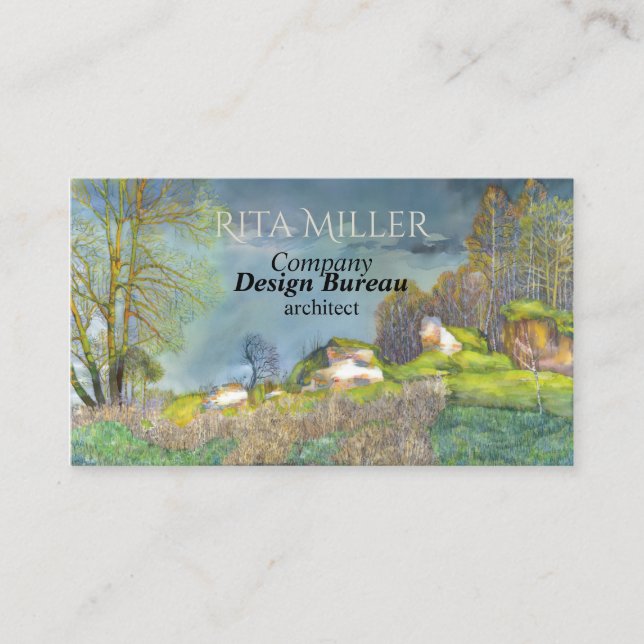 Thunderstorm vår visitkort (Framsida)