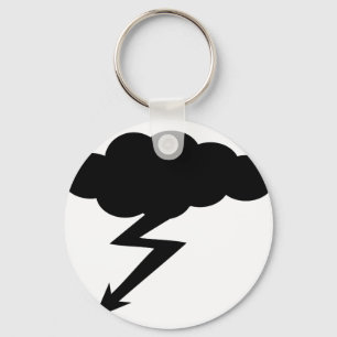 thunderstormblixt nyckelring