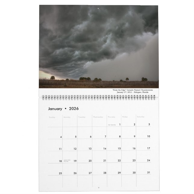 Thunderstormfotografikalender Kalender (Jan 2026)