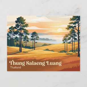 Thung Salaeng Luang nationalpark Thailand Vykort