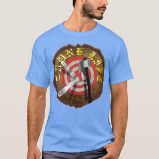 THUNK LIFE Träd Stump Impalement Target 1 T Shirt