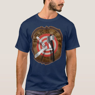 THUNK LIFE Träd Stump Impalement Target Classic TS T Shirt