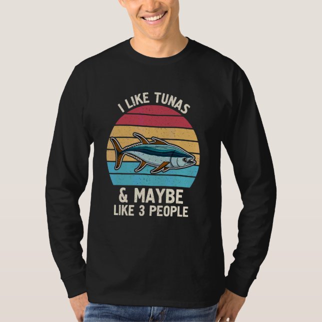 Thunnus Tuners Fiske Fisk Anglers 13 T Shirt (Framsida)