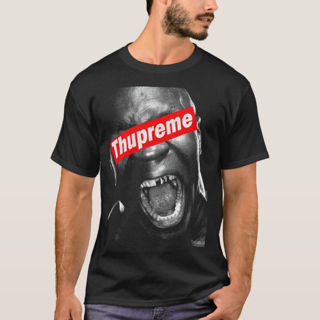 Thupreme Funny Boxing Lisp T Shirt (Framsida)