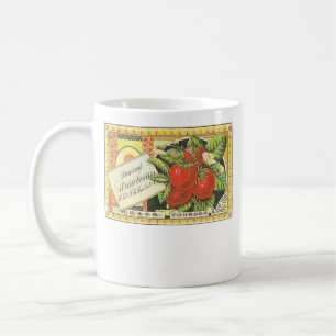 Thurber bevarade jordgubbar kaffemugg