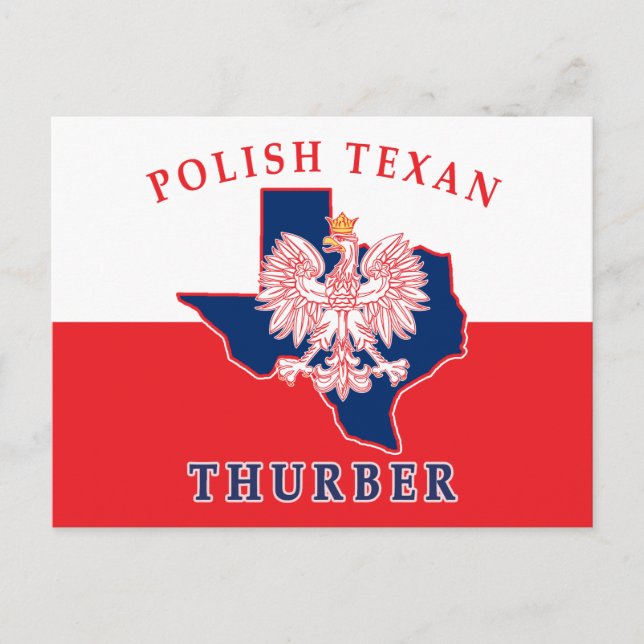 Thurber polska Texan Vykort (Framsida)