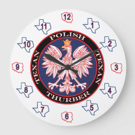 Thurber Round polska Texan Stor Klocka
