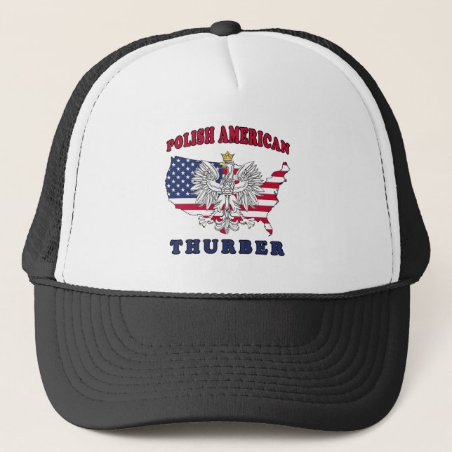 Thurber Texas polsk amerikan Keps (Framsida)