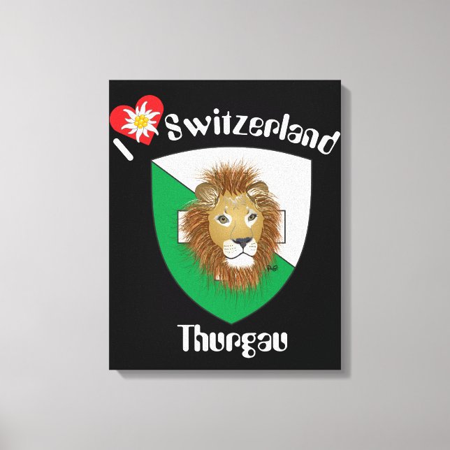Thurgau Schweiz Switzerland Leinwand Canvastryck (Framsida)