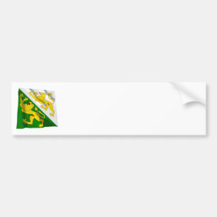 Thurgau som vinkar flagga bildekal
