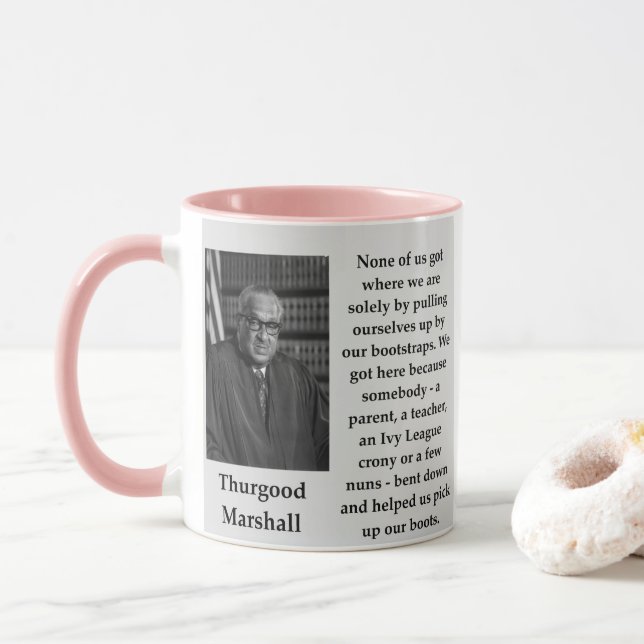 Thurgood Marshall citationstecken Mugg (Med munk)