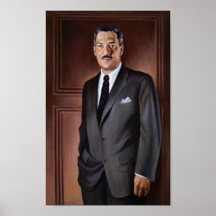 Thurgood Marshall målning - Betsy gravar Reyneau Poster