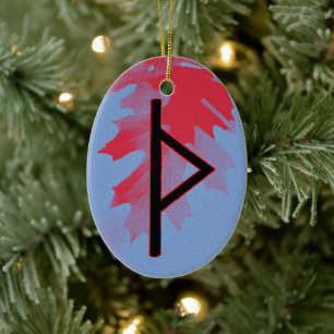 Thurisaz Viking Rune Ornament - försvar!
