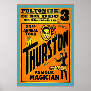 Thurston berömd trollkarl för trollkarl~-vintage poster