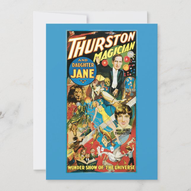 Thurston & Ddotter Jane Magician Advertising (Framsida)