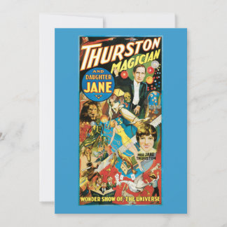 Thurston & Ddotter Jane Magician Advertising