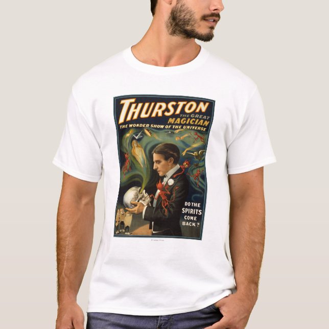Thurston den hållande skallemagin för underbar tee shirt (Framsida)