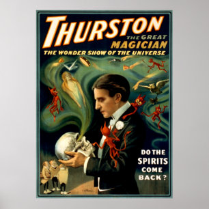 Thurston den underbara trollkarlen C. 1915 Poster