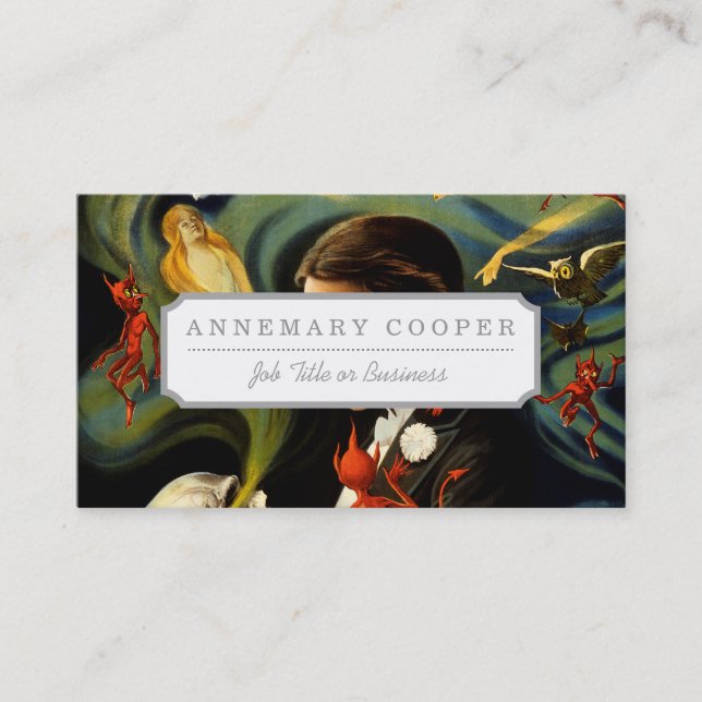 Thurston den underbara trollkarlen visitkort (Framsida)