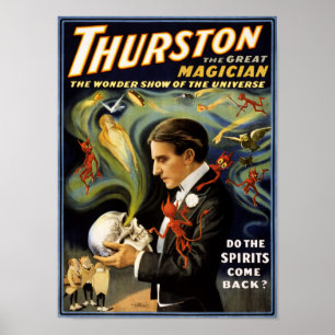 Thurston den underbara trollkarlvintage affisch