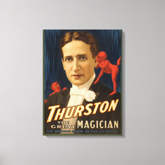 Thurston, Djävulen som berättar hemligheter Magic Canvastryck (Framsida)