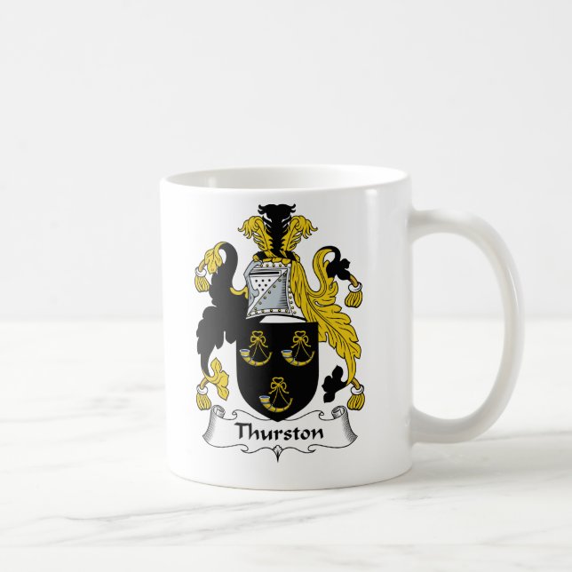 Thurston familjvapensköld kaffemugg (Höger)