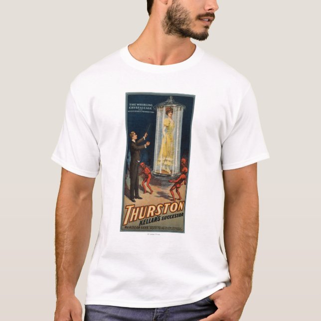 Thurston Kellars efterträdare - kvinna i vatten T-shirt (Framsida)