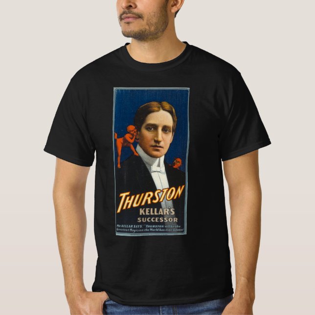 Thurston, Kellars Successor Magic Poster T Shirt (Framsida)