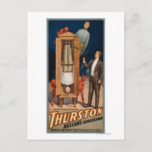 Thurston Kellars Successor Magic Poster Vykort