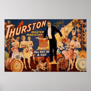 Thurston ledar- trollkarl poster