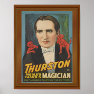 Thurston Magician Magic Show Poster