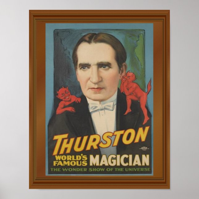 Thurston Magician Magic  Show Poster (Framsidan)