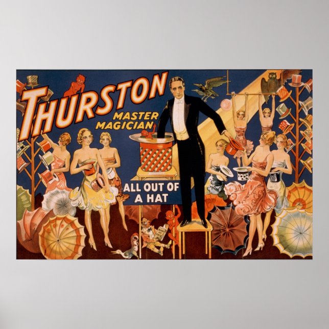 Thurston Master Magician Poster (Framsidan)