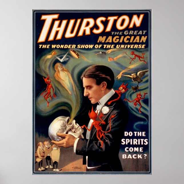 Thurston The Magician Kanvastryck Poster (Framsidan)