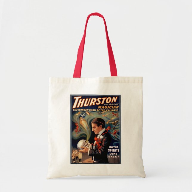 Thurston the Magician Tote Bag Tygkasse (Framsidan)