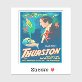 Thurston The Underbar Magician Advertisement Klistermärken