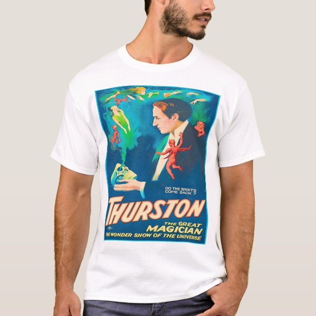 Thurston The Underbar Magician Advertisement T Shirt (Framsida)