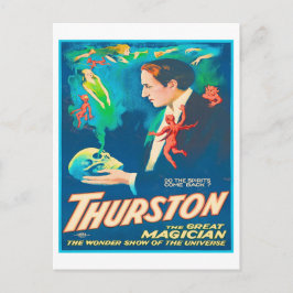 Thurston The Underbar Magician Advertisement Vykort
