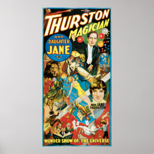 Thurston The Underbar Magician & DaughJane Poster