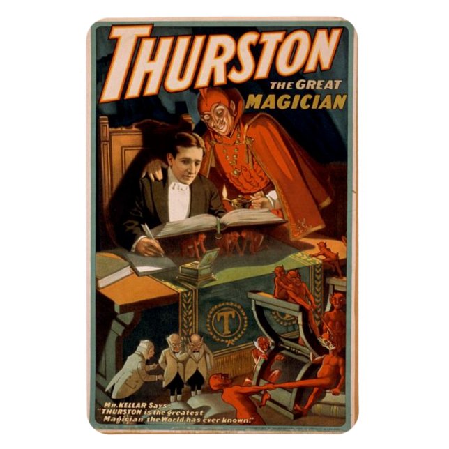 Thurston the Underbar Magician Magnet (Vertikal)