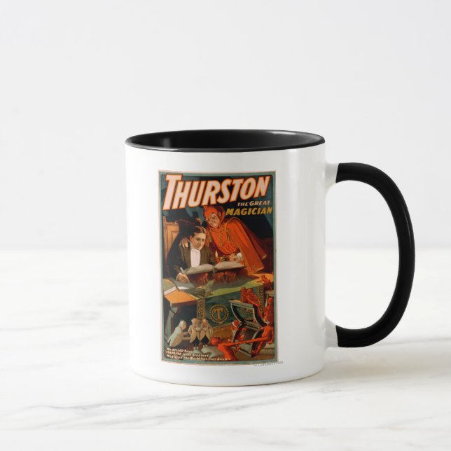 Thurston the Underbar Magician w/ Djävulen Magic Mugg (Höger)