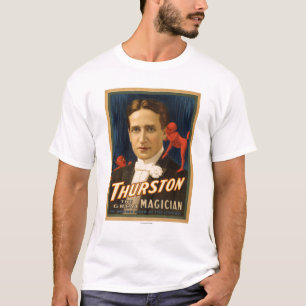 Thurston träffande djävulen honom hemlighetmagi tee shirt
