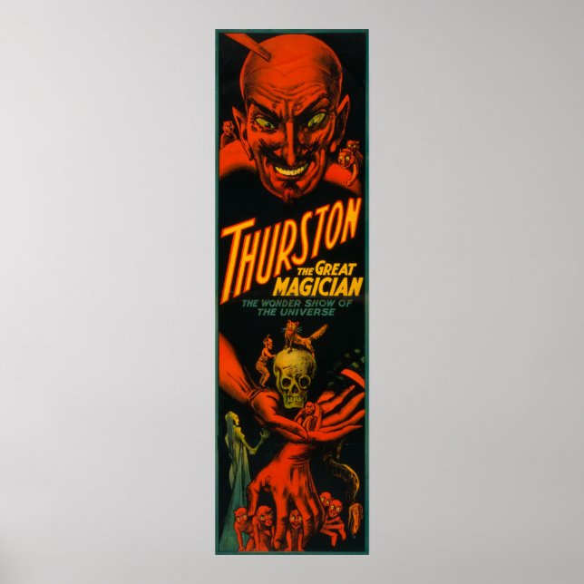 Thurston "Underbar Magician Show of the Universe" Poster (Framsidan)
