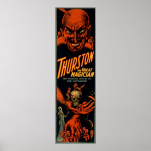 Thurston, underbara trollkarlen poster