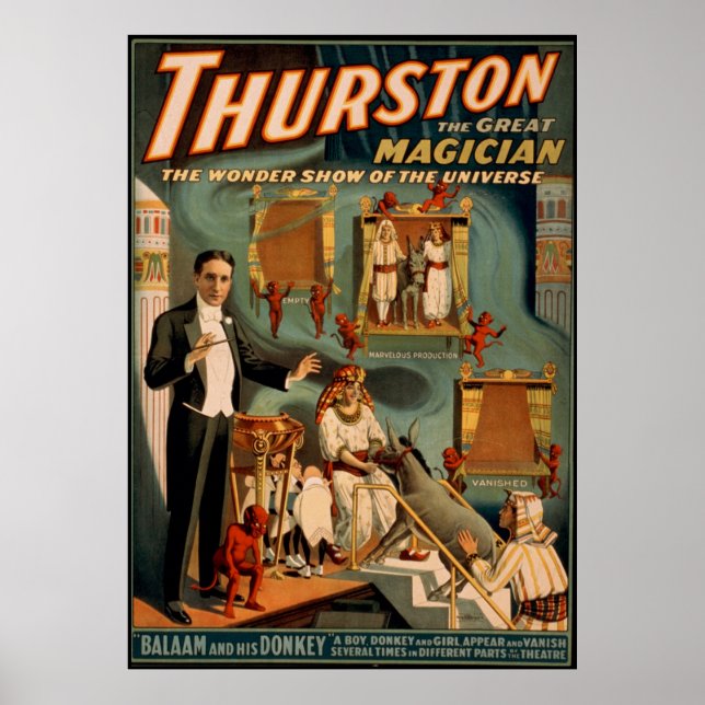 Thurston, underbara trollkarlen poster (Framsidan)