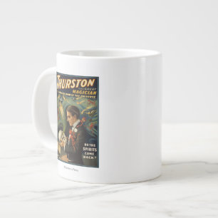 Thurston Underbarare Magician Holding Skull Magic Jumbo Mugg