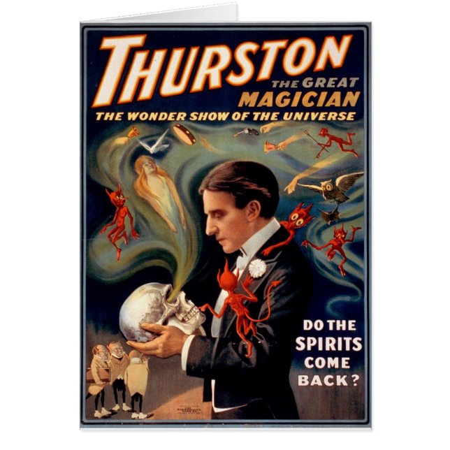 Thurston underbaren hälsningskort (Framsidan)