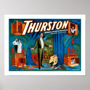 Thurston ~ Världsmästare Magician Poster